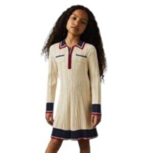 NWT Reiss Annie Ribbed Colorblock Mini Dress 13-14Y